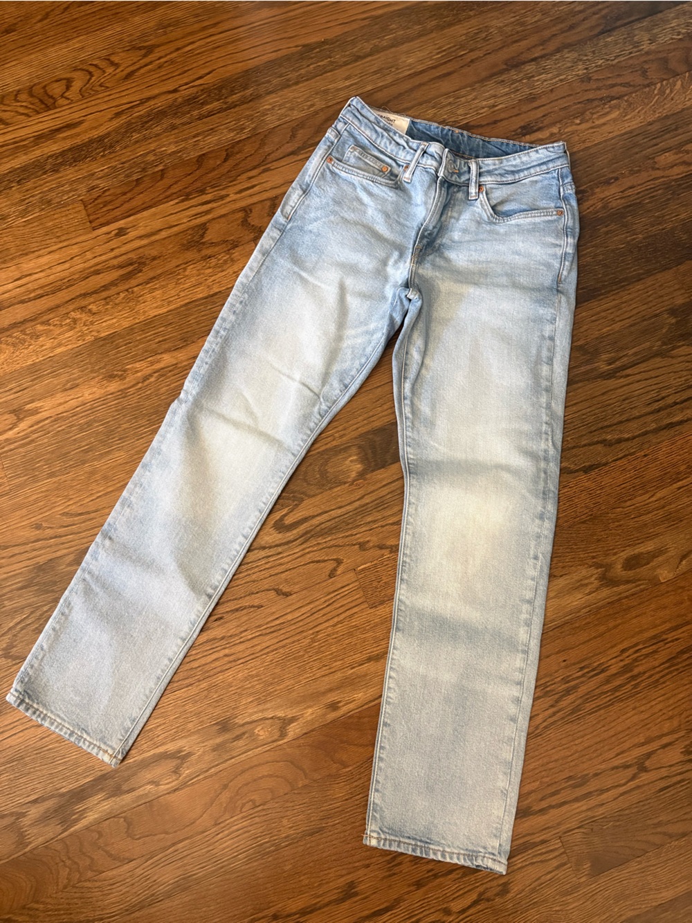 H&M Light Blue Slim Straight Jeans